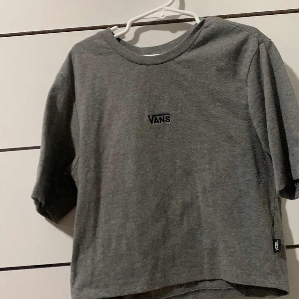 Vans gray short t shirt